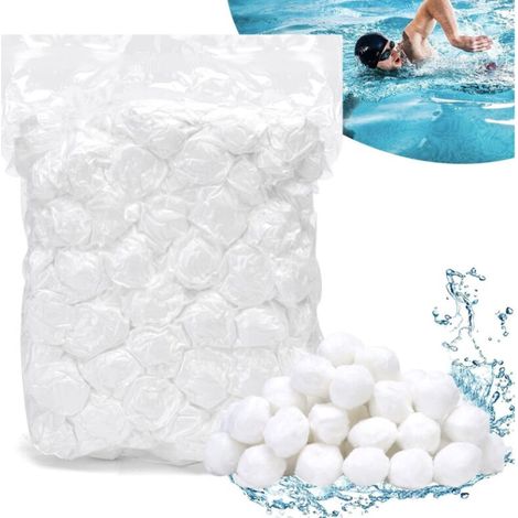 Balle filtrante Piscine Universel Boule Filtre aspirateur Skimmer Pompe Robot Sable, 700g (1/5)