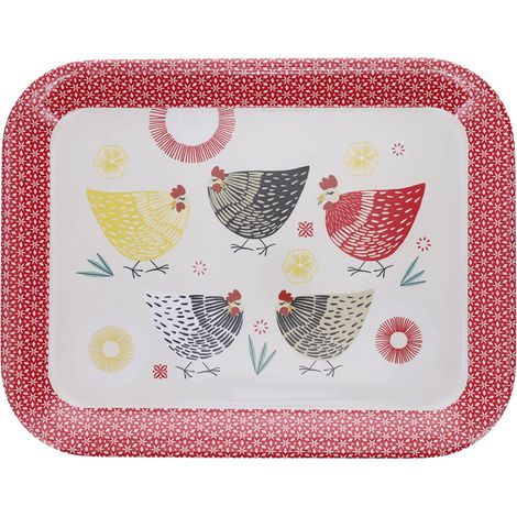 Plateau en mélamine mes cocottes 38 cm (1/2)