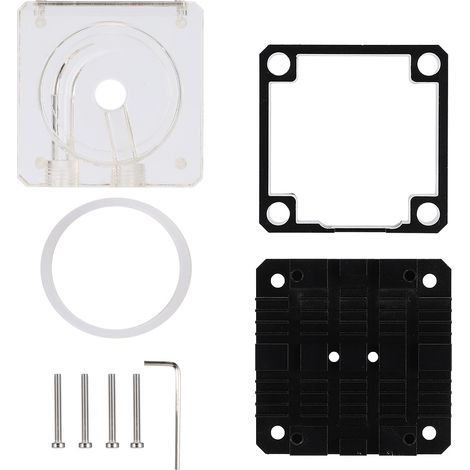PJ GCDCA2 Kit de Couverture Supérieure avec Dissipateur Thermique en Alliage d'Aluminium pour Pompe à Eau DDC (1/5)