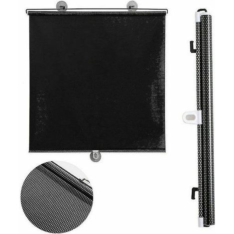 Stores enrouleurs à ventouses - Lot de 2, rideaux occultants pare-soleil pour voiture et fenêtre de maison (1/5)