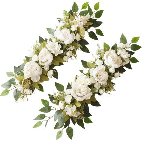 Hochzeitsbogen-Blumen, naturgetreuer, eleganter künstlicher Blumengirlande für Esstisch und Party (1/3)