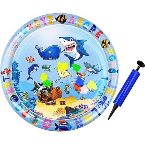 Cat Water Mat Interactive Play Play Mat Bound Cat Water (65 cm Bleu Clair) (1/5)