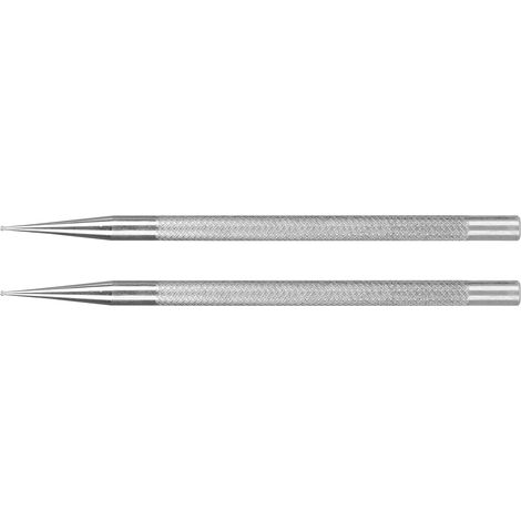Lot de 2 stylos à tracer en cuir et acier inoxydable pour loisirs créatifs et dessin. (1/5)