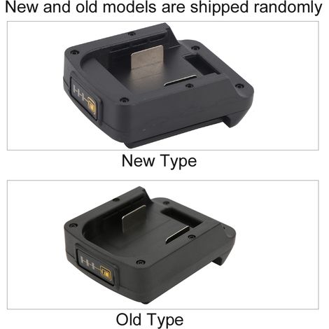 Convertisseur de batterie lithium-ion Makita 18 V vers adaptateur pour outils électriques Bosch 18 V avec fonction de charge (1/5)