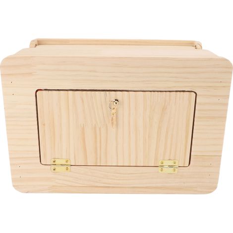 Nichoir en bois et acrylique pour perroquets et perruches, accessoire pour cage (1/5)