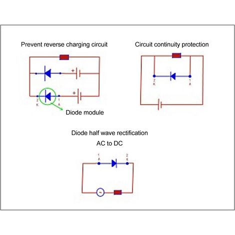 Pont Redresseur 200A 1600V Triphasé Module Diode de Puissance avec Dissipation Thermique Plaque Cuivre