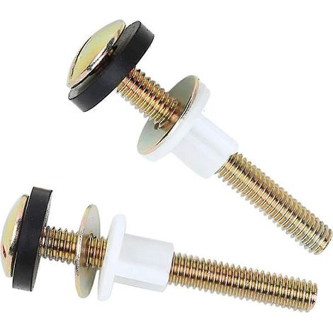 Kit de remplacement de 2 vis pour abattant de toilette, fixation robuste pour abattant de toilette (1/5)