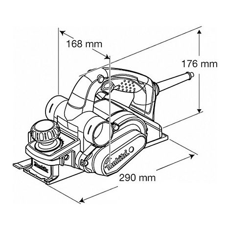 MAKITA KP0810K 240v Planer 82mm blade width (1/10)