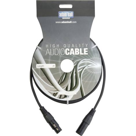 Câble DMX XLR mâle/ femelle 30 m noir LD Systems (1/2)