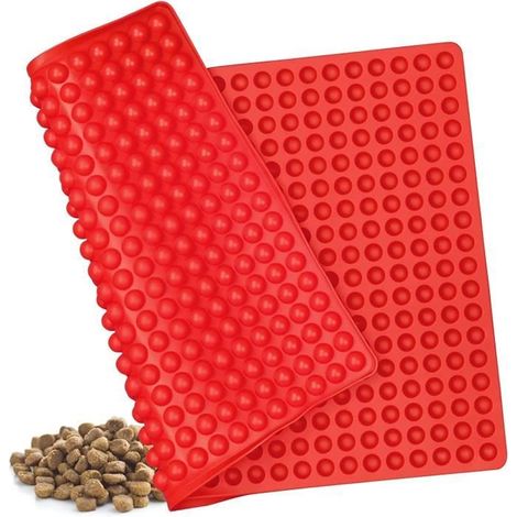 Tapis de Cuisson en Silicone, Moule résistant à la température à Hemisphere en SiliconeAnti-adhésif pour Chocolat, Biscuits (1/4)
