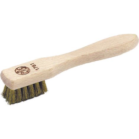 SPAZZOLA CANDELA MOTORE 1761 PAVAN - LEGNO/OTTONE - 6 pezzi (1/6)