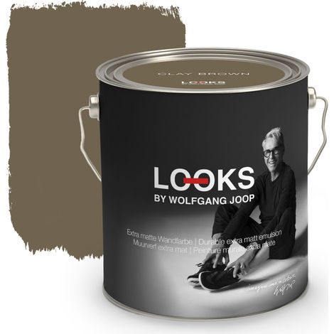LOOKS by Wolfgang Joop Clay Brown Matt Wandfarbe 2,5L (1/3)
