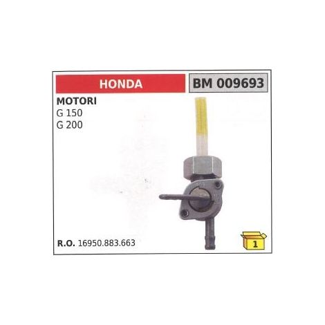 Rubinetto carburante HONDA motozappa G 150 200 009693 16950-883-663