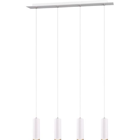 Lampada a Sospensione da Interno GU10 in Metallo Bianco (1/5)