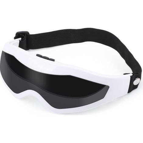 Masque électrique massage yeux anti-fatigue anti-rides, appareil de soin oculaire par vibration magnétique, protection yeux. (1/5)