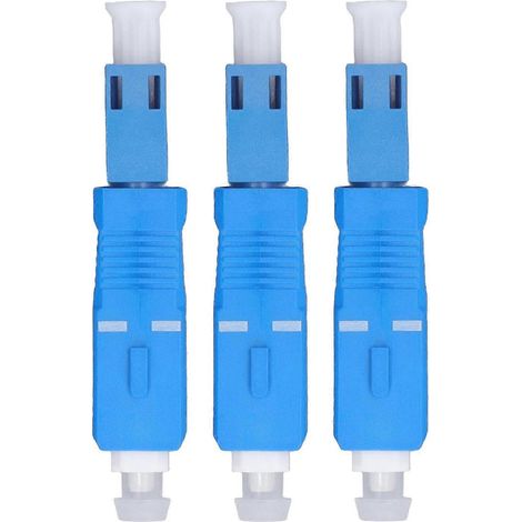 Adaptateur fibre optique SC mâle vers LC femelle, coupleur, stylo lumineux rouge, convertisseur de wattmètre
