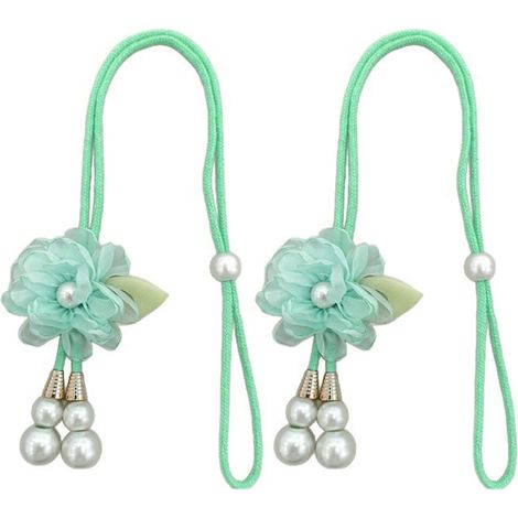 Fermacravatte per tende moderni, 2 pezzi, Design-Green