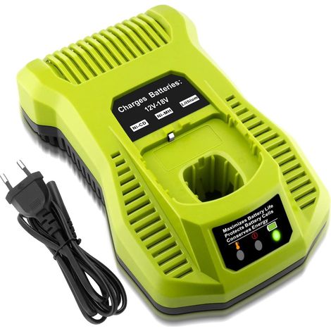 3A 12V-18V P117 Ersatz Ladegerät Kompatibel mit Ryobi ONE+ P108 P107 P104 P105 P102 P103 Werkzeuge Akku (1/5)