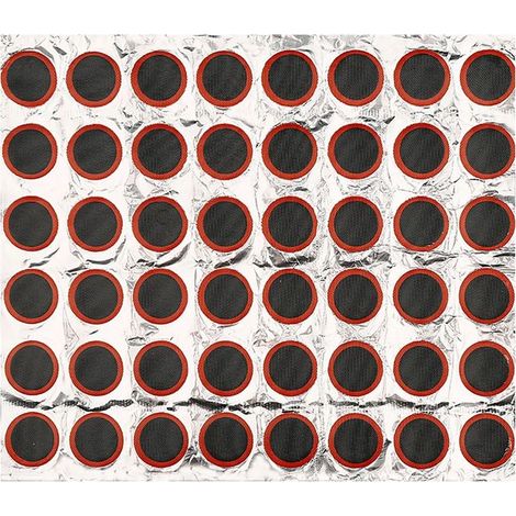 48-teiliges Fahrradreparaturset – Fahrradreparaturset mit 25-mm-Rundflicken aus Gummi zur Reifenreparatur (1/5)