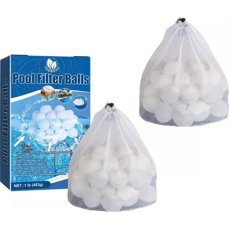 Boules filtrantes pour piscine 453 g filtre lger pour piscine (1/5)