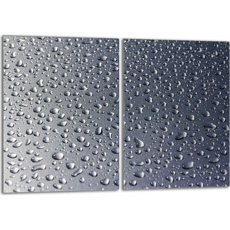 Placa protectora de vidrio para la estufa 2x40x52 Gotas (1/5)