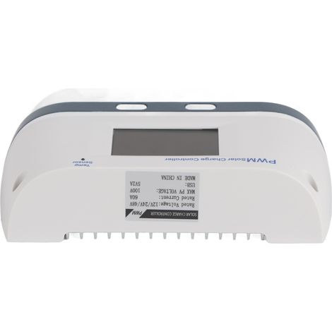 Solarladeregler für Wohnmobile und Boote, wählbar 12V/24V/48V, 60A, mit 1 USB 5V Ausgang (LT60). (1/5)