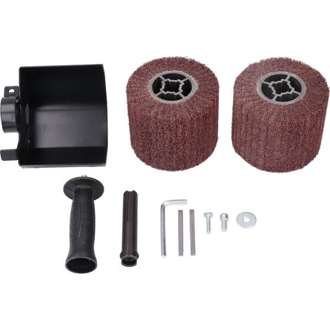 Accessoire de Machine de polissage de brunissage multifonctionnel portatif avec 2 roues de brossage (1/5)