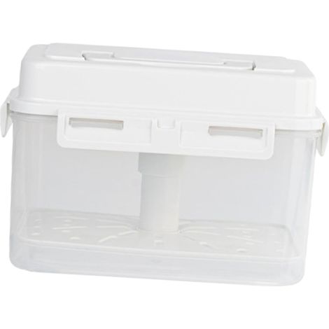 Instant Inlay Press Japanischer Gärbehälter aus Kunststoff, tragbares Einmachglas, Aufbewahrungsbox für Lebensmittel, Gemüsepresse für Haushalt und Küche, 4-Liter-Einmachglas (1/5)