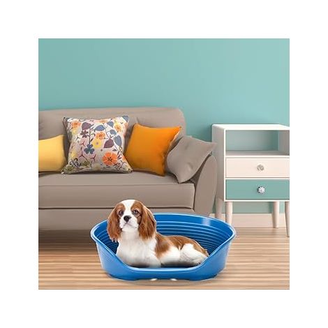 LETTINO PER ANIMALI 'SIESTA DELUXE' N.6 - cm 70,5 x 52 x h.23,5 / blu - FERPLAST