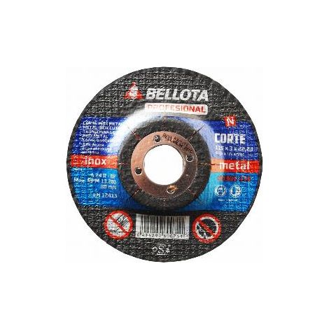 FPLUS disco hierro bellota 230-50301 , Espesor 3 mm. Fabricados con materias primas de la más alta calidad. Mezclas desarrolladas para conseguir una óptima relación entre rendimien