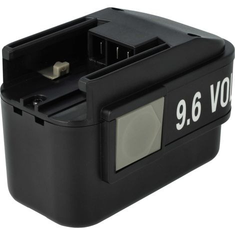vhbw batteria compatibile con AEG P9.6, BL Multi-volt-lamp, BS2E 9.6T utensile elettrico (2100 mAh, NiMH, 9,6 V)