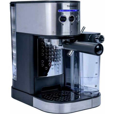 Tornado TCM-14125 Kaffeemaschine Edelstahl Schwarz (1/3)