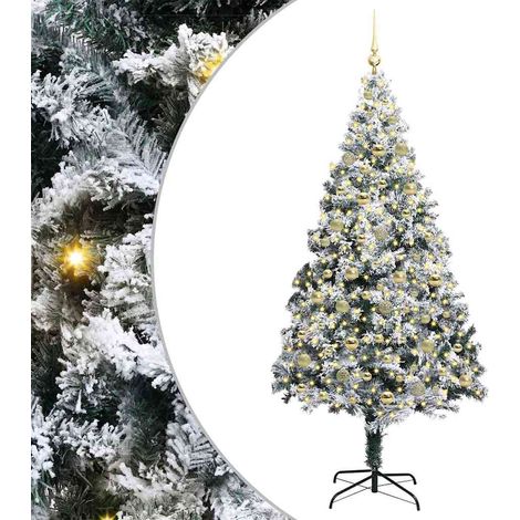 Künstlicher Weihnachtsbaum Weiß 210 cm vidaXL (1/5)