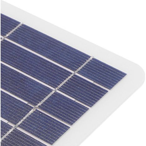 Panneau solaire 2W 5V en silicium polycristallin, alimentation de secours, chargeur solaire portable 400mA (1/5)