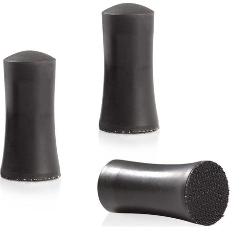 Lot de 3 mini blocs de ponçage à la main de 2,5 cm - Mini patin de ponçage à crochet et boucle pour la restauration de meubles en bois, le polissage de la maison et de la voiture (noir) (1/5)