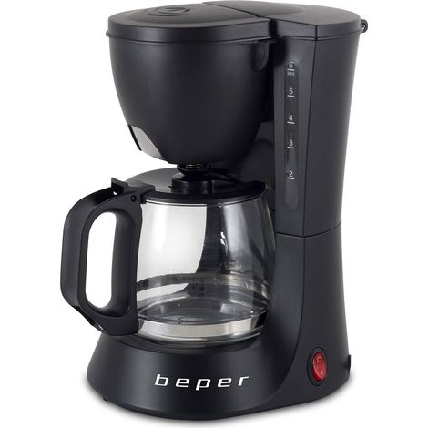 Beper BC.060 Kaffeemaschine Schwarz 600 ml