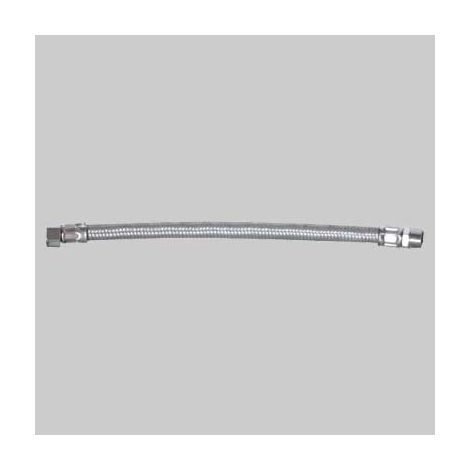 FLESSIBILE IN ACCIAIO INOX 3/8 M X 3/8 F  cm 40     MADE IN ITALY