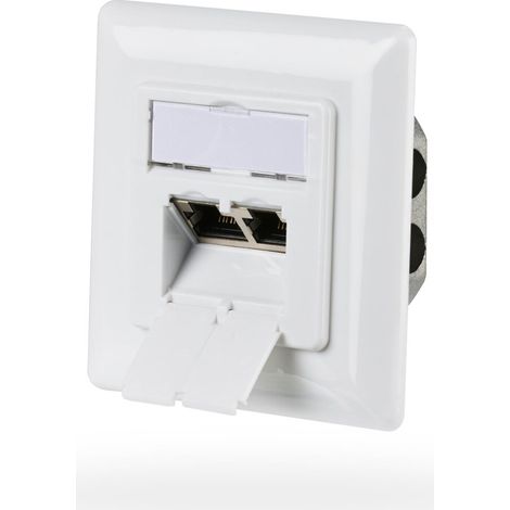 Toma de red efb-elektronik cat6a empotrable blindada 80x80 mm (1/3)