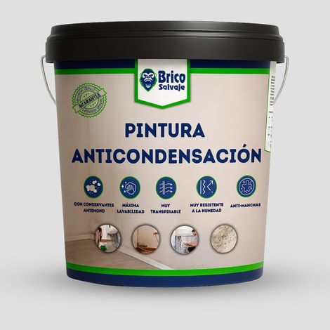 Pintura Antihumedad y Anticondensación, Conservantes Antimoho, Aislante termico, Mate, Firmament 4 Litros (1/5)