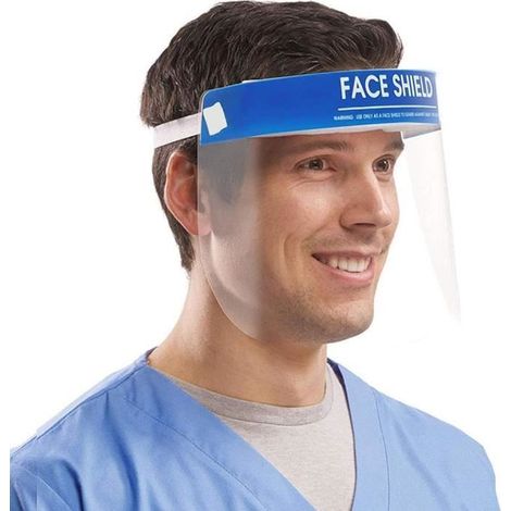 Visière de bouclier de protection complète - Marque - Modèle - Transparent - Mixte - Chapeau + Visière (1/4)