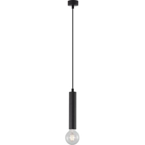 Suspension décorative 1xE27 IP20 23W – Noir (1/4)