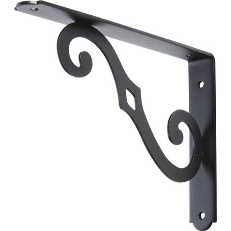 SOTECH Regalkonsole RK17 schwarz Tragkraft max. 30 kg pro Paar 200 x 140 mm (1/5)