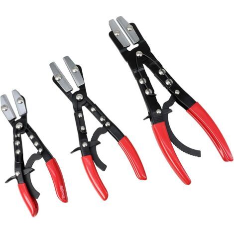 Applicable Lot de 3 pinces de serrage pour tuyaux automobiles, conduites de radiateur, conduites de carburant, chauffage et liquide de refroidissement 20,3 cm, 25,4 cm, 30,5 cm (1/5)
