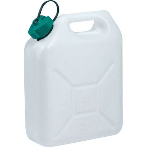 Jerrican alimentaire naturel 5 litres avec Bouchon Verseur - EDA