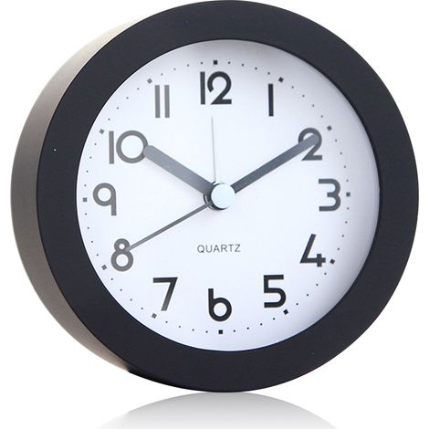 Horloge Enfant - Mouvement Quartz Silencieux - Affichage Chiffres Arabes - Veilleuse Intégrée - 9,7 x 9,7 x 4,3 cm - 1 Pièce