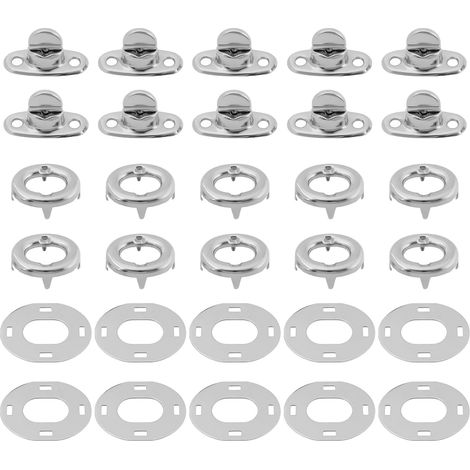 Lot de 10 verrous rotatifs en métal pour bateaux, voiliers, camping-cars, canots pneumatiques 32,8 x 14,4 x 13 mm/32 x 26,6 mm/26 x 21,2 mm (1/5)