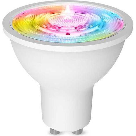 Lampada Led GU10, ZigBee 3.0, RGB+CW, TUYA, Smart Life, AC 90-250V, 50/60HZ, 5W, 50X55mm, IP20, SHZ61005