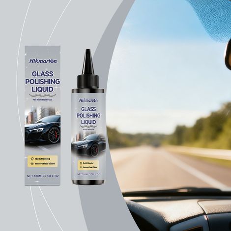 Glaspolierflüssigkeit zur Entfernung von Ölflecken auf Glasoberflächen, geeignet für alle Arten von Autoscheiben und Windschutzscheiben – 100 ml -- DTEKGAZ (1/5)