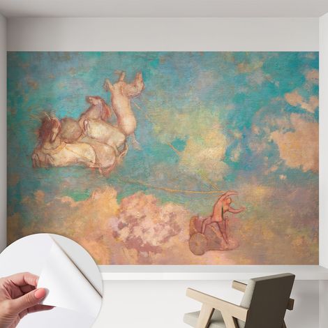Papier peint autocollant Mural avec colle pour salon et chambre Décoration murale rapide Pégases célestes 152x104 cm (1/5)