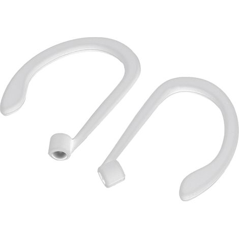 Support de fixation en silicone pour écouteurs AirPods, compatible avec les casques Bluetooth, idéal pour le sport (blanc). (1/5)